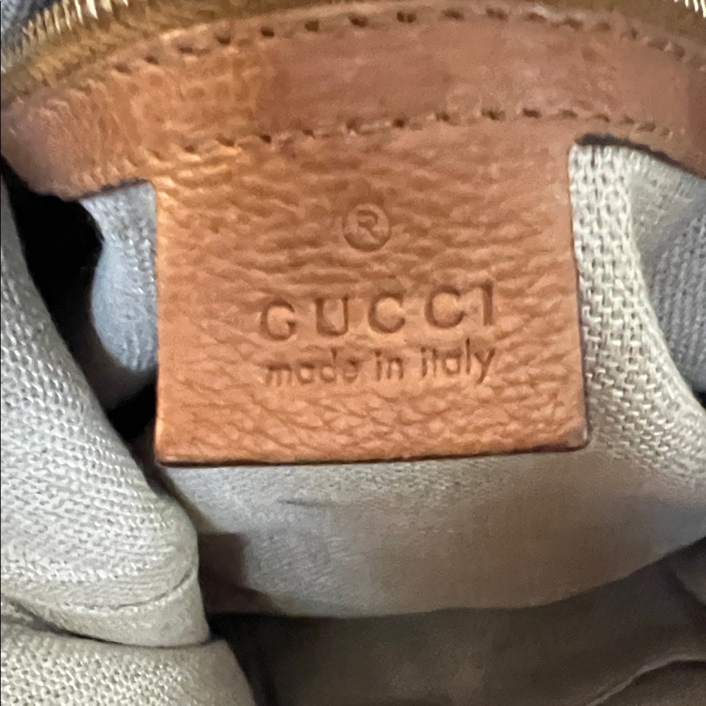 Gucci Beige Brown Monogram Hobo Bag - Picture 12 of 16
